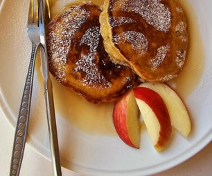 Cinnamon Apple Breakfast Pancakes