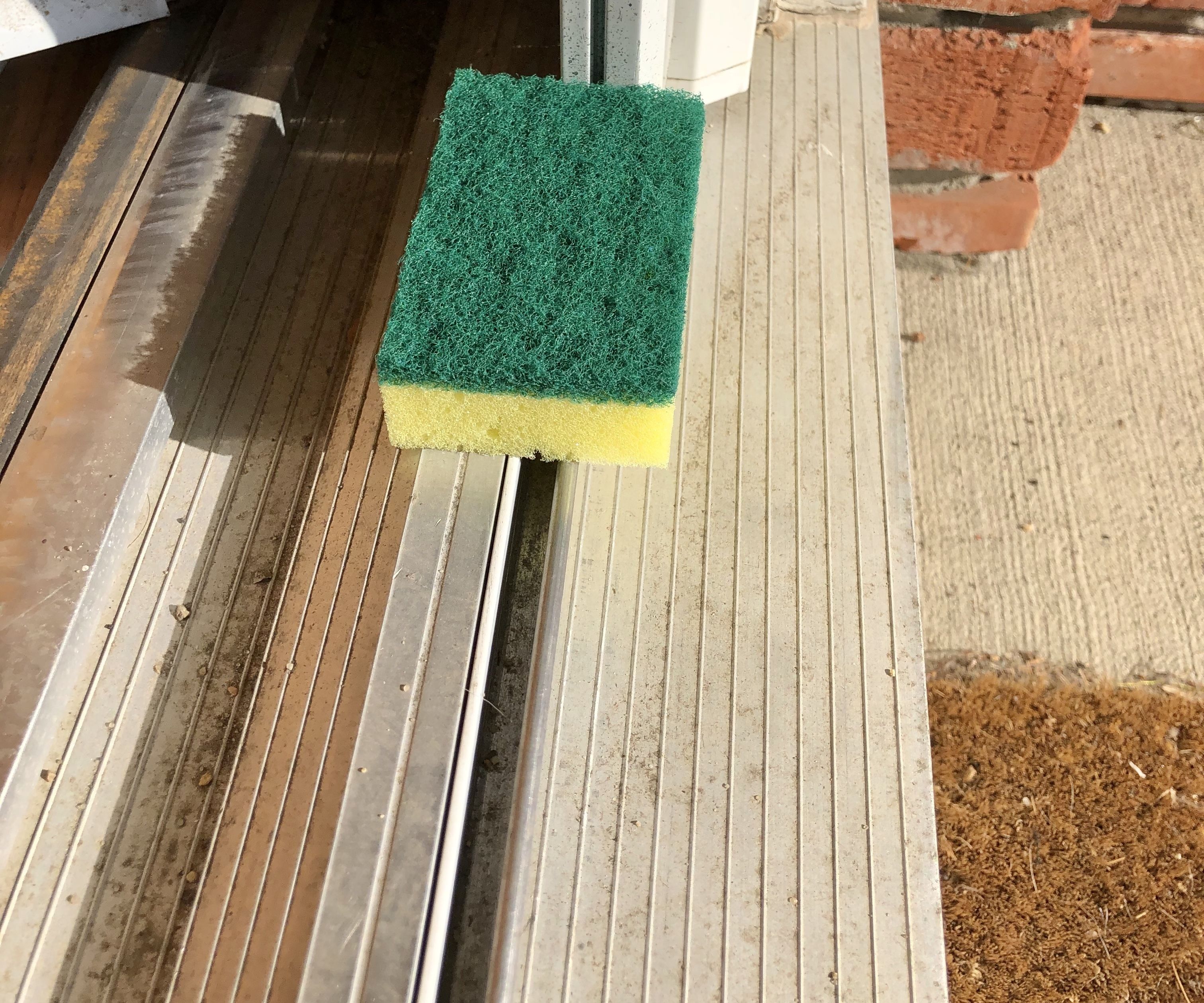 Hack for Cleaning Inside Sliding Window and Door Tracks