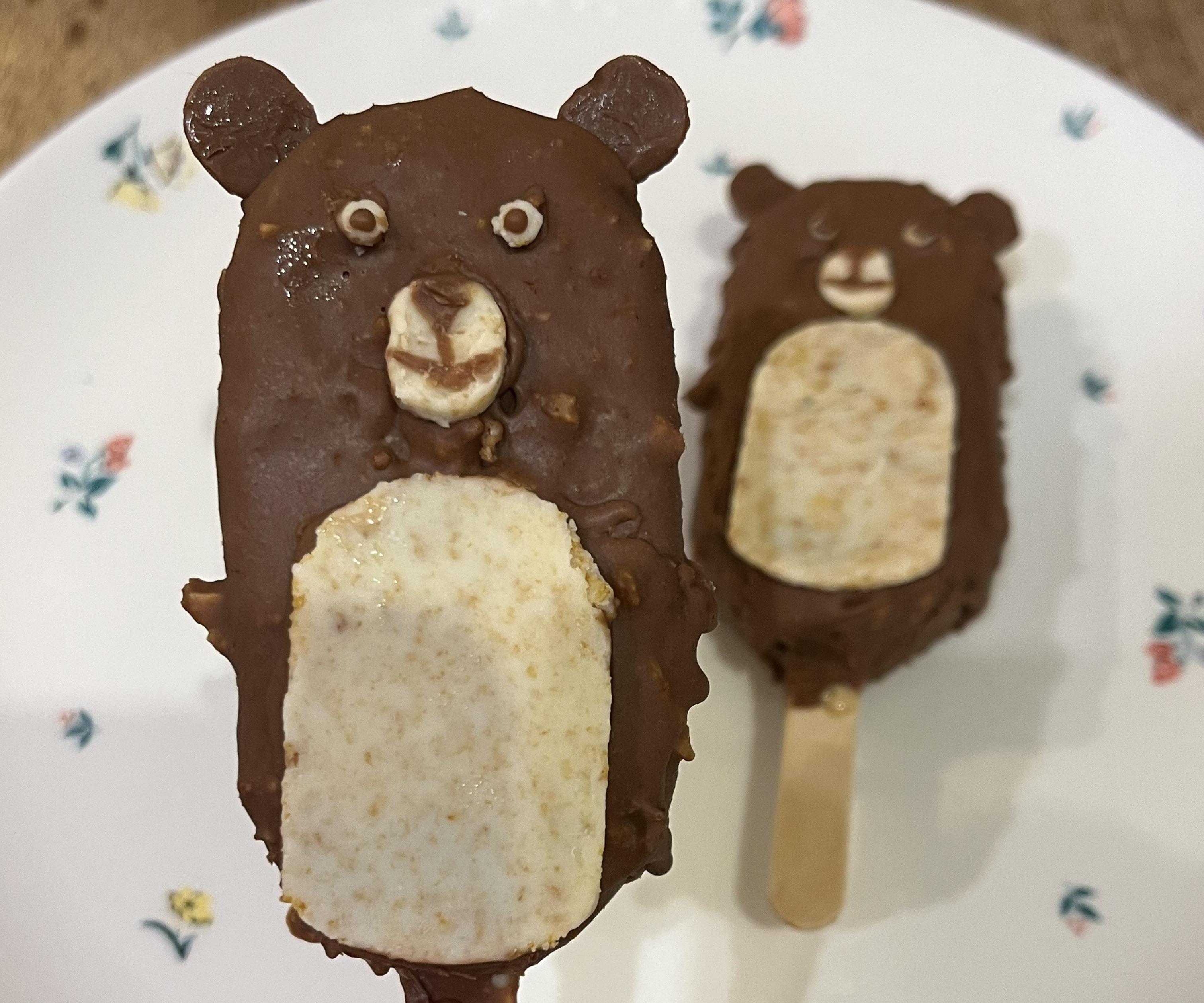 Chocolate Honeycomb Ice Cream Bears - Made With 3D Printed Moulds
