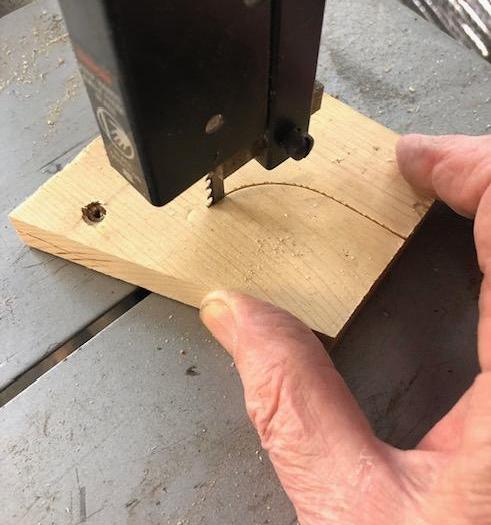 Improvised Replacement Bandsaw Tires