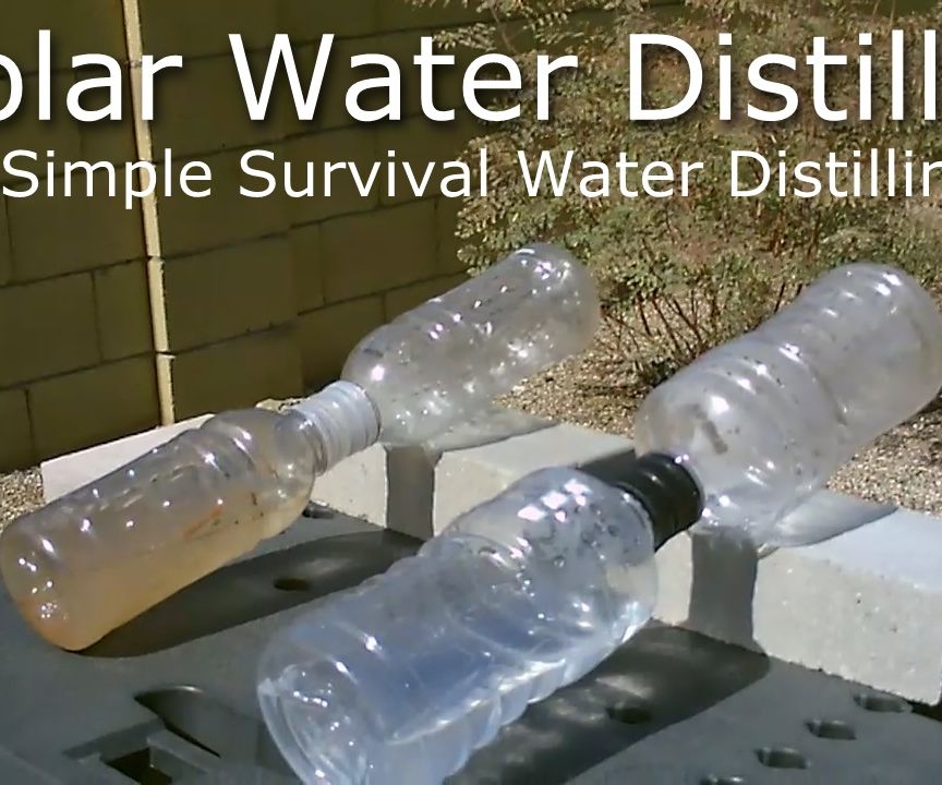 DIY Solar Water Distiller! - Simple Solar Water Distilling - Easy DIY (for Survival/SHTF)