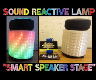 'Smart Speaker Stage' Sound Reactive Party Lamp