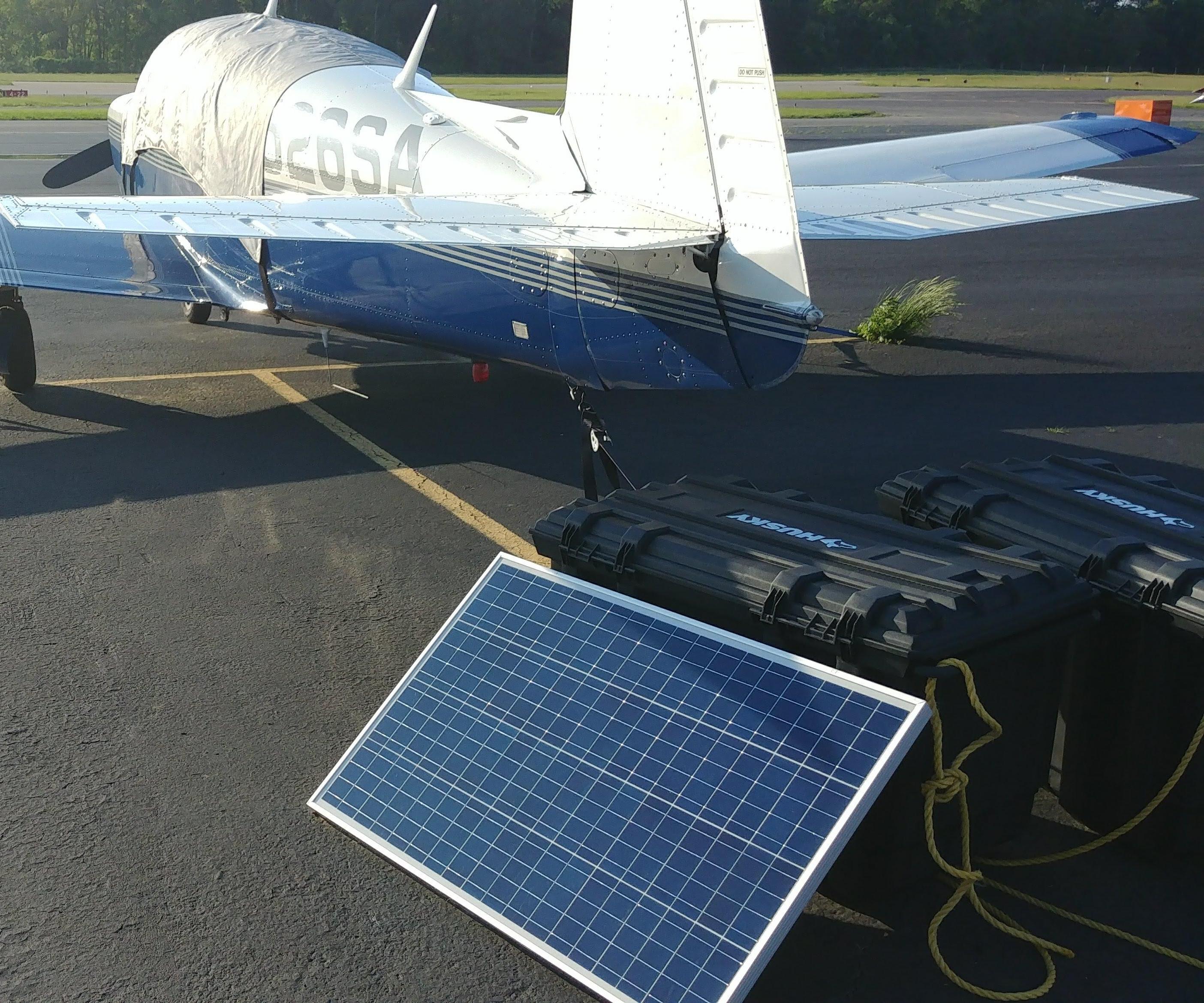 Solar Airplane Preheater