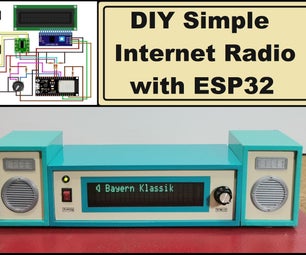 Simple ESP32 Internet Radio on VFD Display