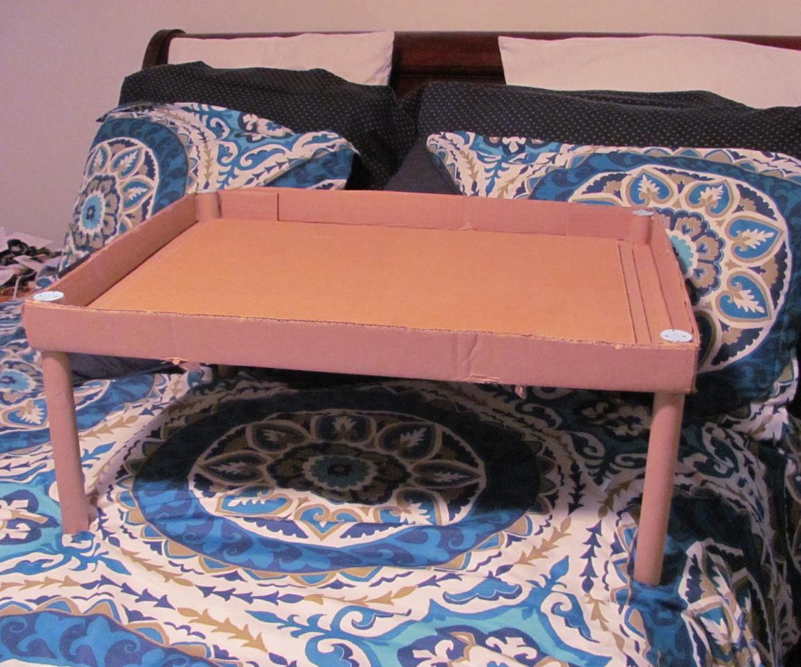 Cardboard Breakfast-In-Bed Tray