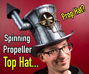How to Make a Steampunk Mad Hatter Top Hat.  Powered by the Wind....and Your Imagination....