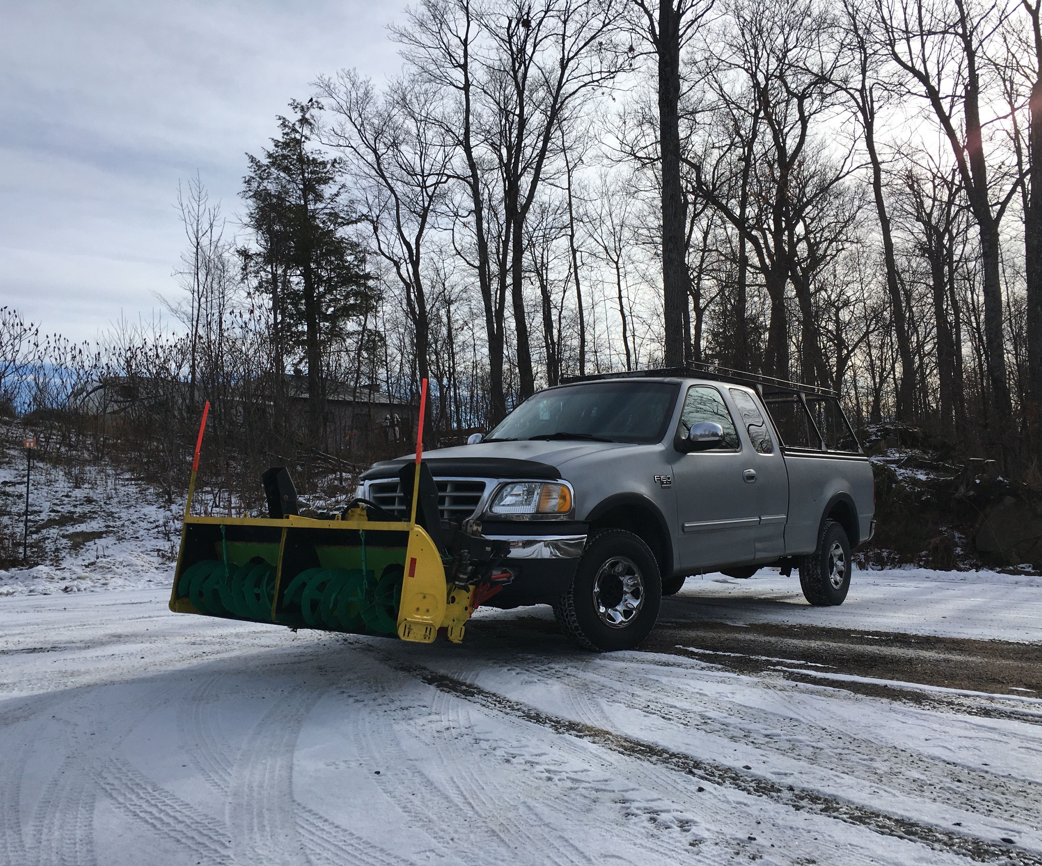 Twin Engine Pickup Truck Snow Blower 