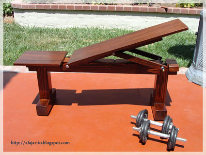 Weight Bench (5 position,Flat/Incline) doubles as Patio Bench