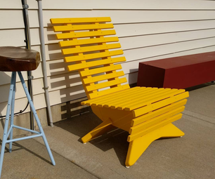Slatted Patio Chair