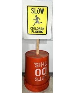Slow Children Playing - Made With Bucket and Signs (Kid Alert)