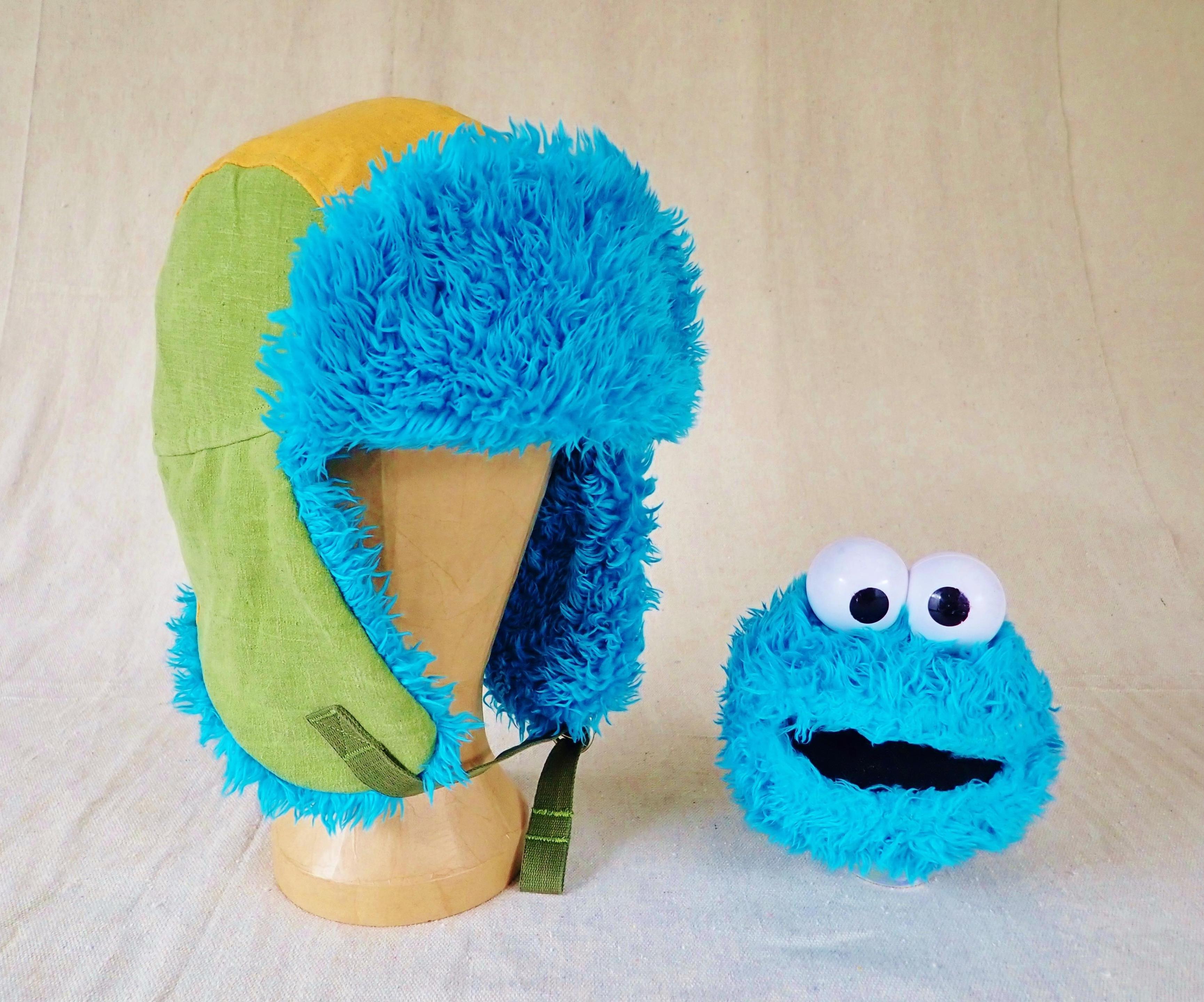 Cookie Monster Fur Hat