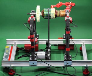 Simple Rotor Balancing Machine