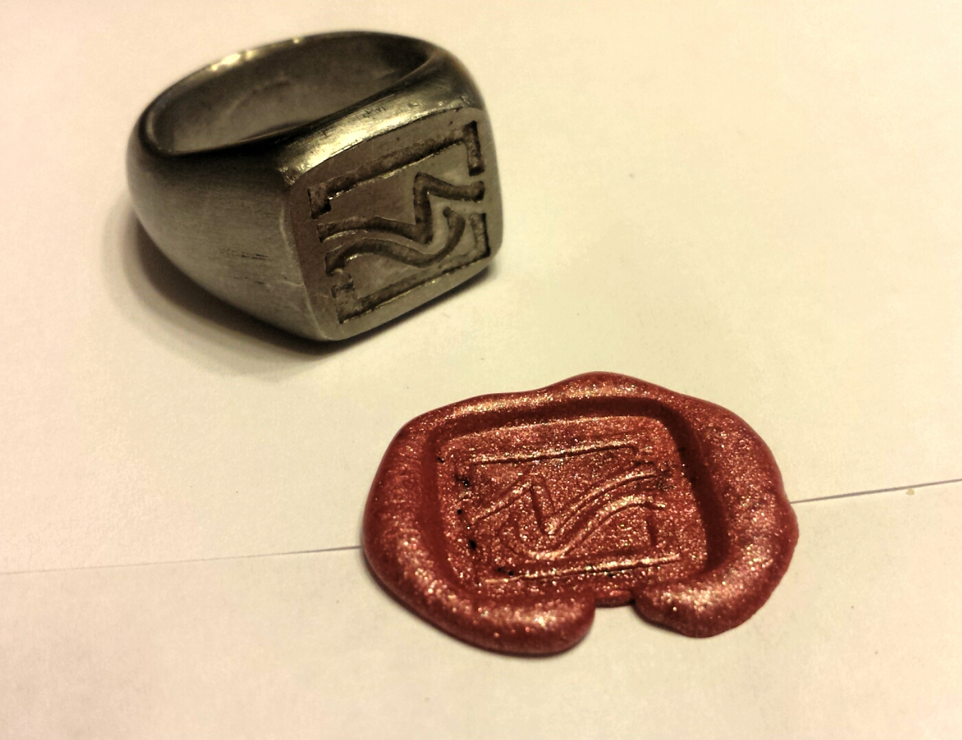 Signet Ring From Nut