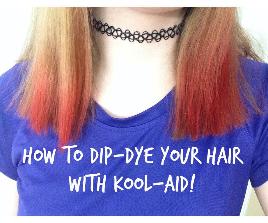 How to Dip-Dye Your Hair with Kool-Aid