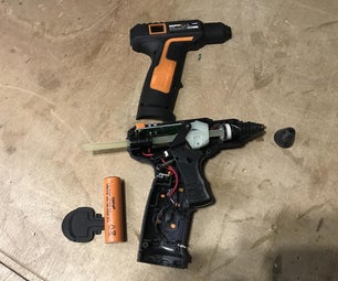 Battery Replaceable Hot Glue Gun