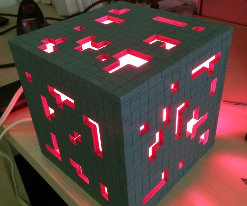 Super Solid Minecraft Redstone Lamp