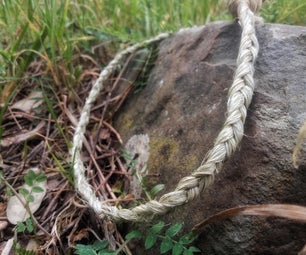 How to Make Rope / String With Natural Plant Fibers