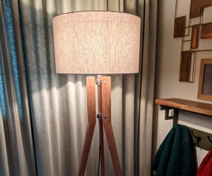 A Tripod Floor Lamp