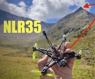 NLR35 - Single 21700 3d Printed Nanolongrange Digital FPV Drone