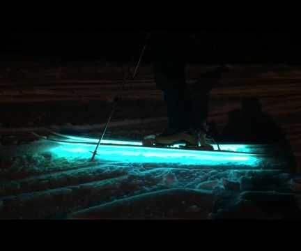 Interactive Arduino Powered LED Skis