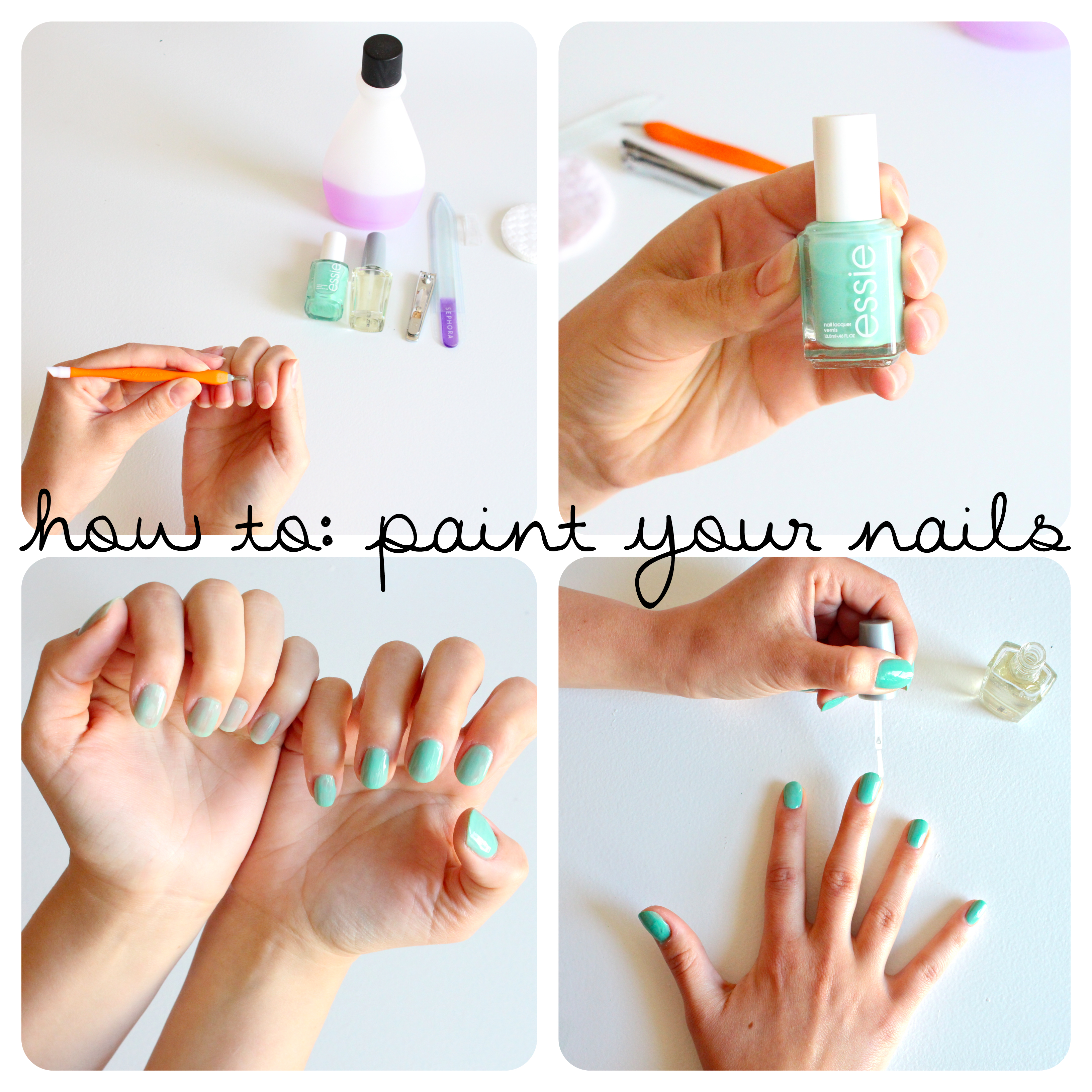 how to paint your nails