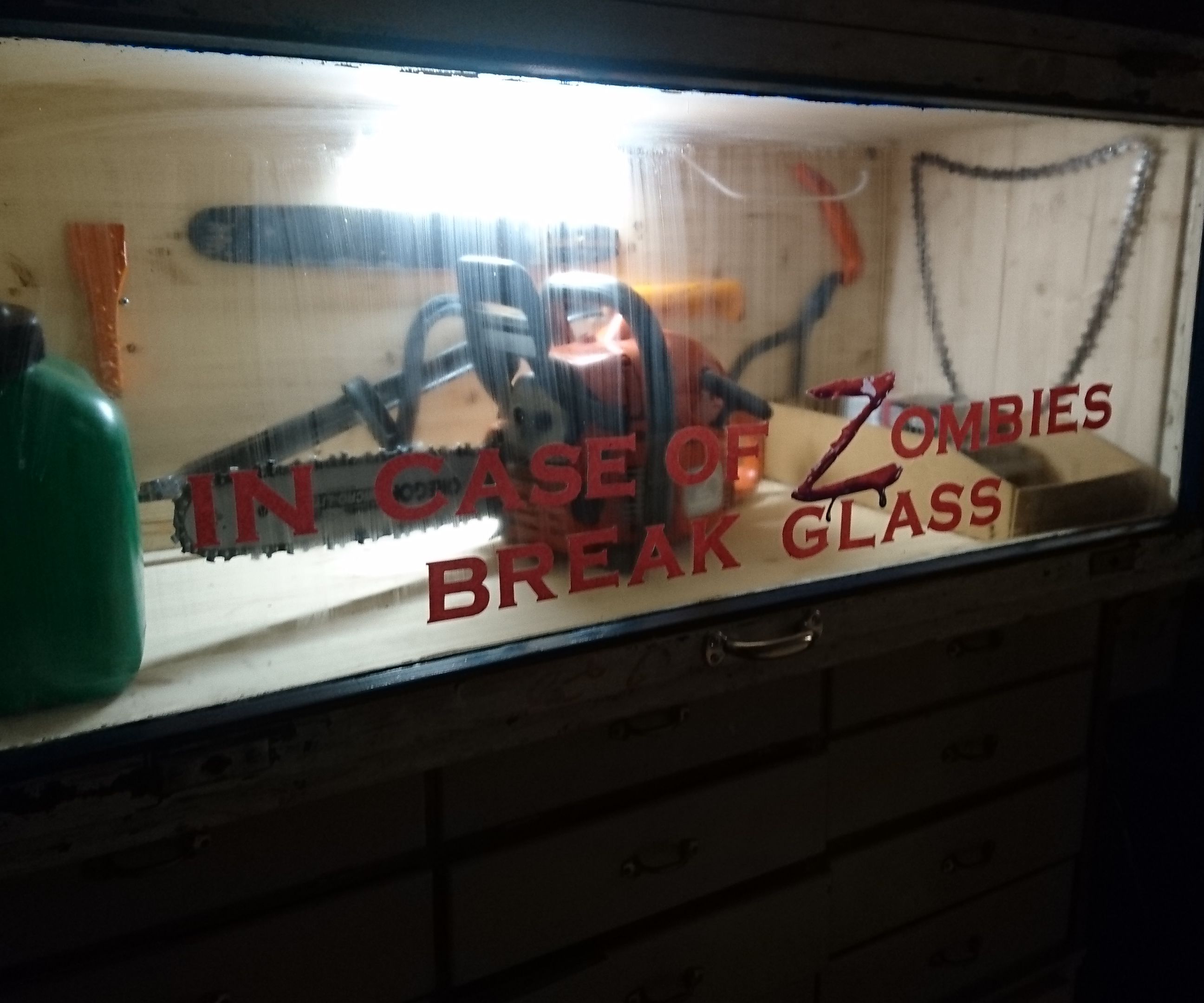 Zombie Apocalypse Equipment Cabinet