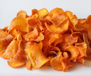 Thin Crispy Sweet Potato Chips