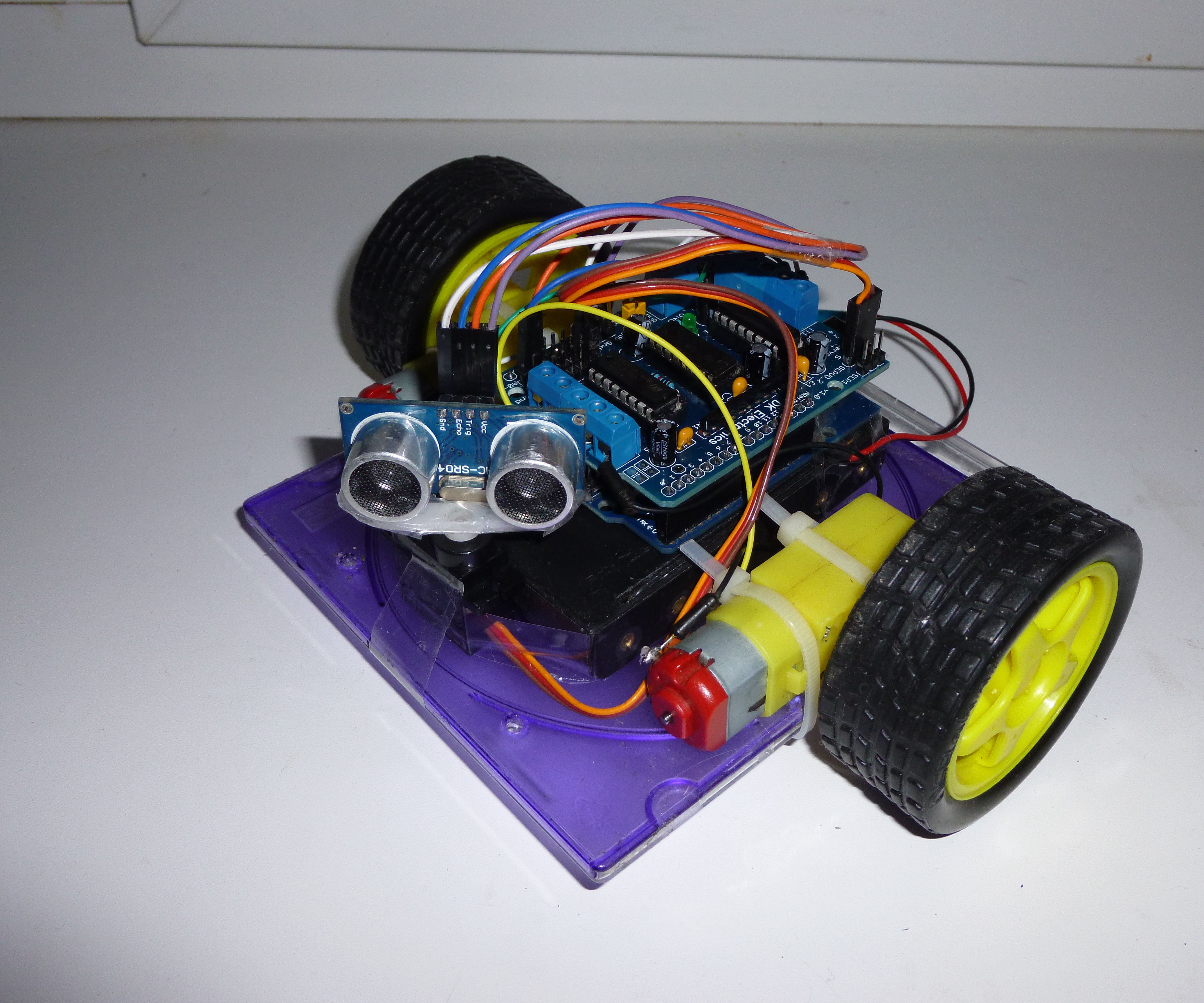 Arduino HC-SR04 Ultrasonic Rover