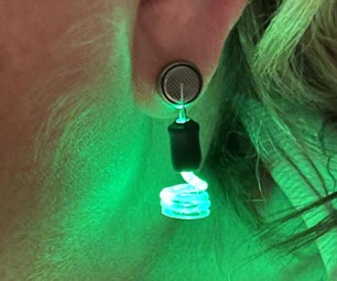 Simple LED Earrings (No Soldering)