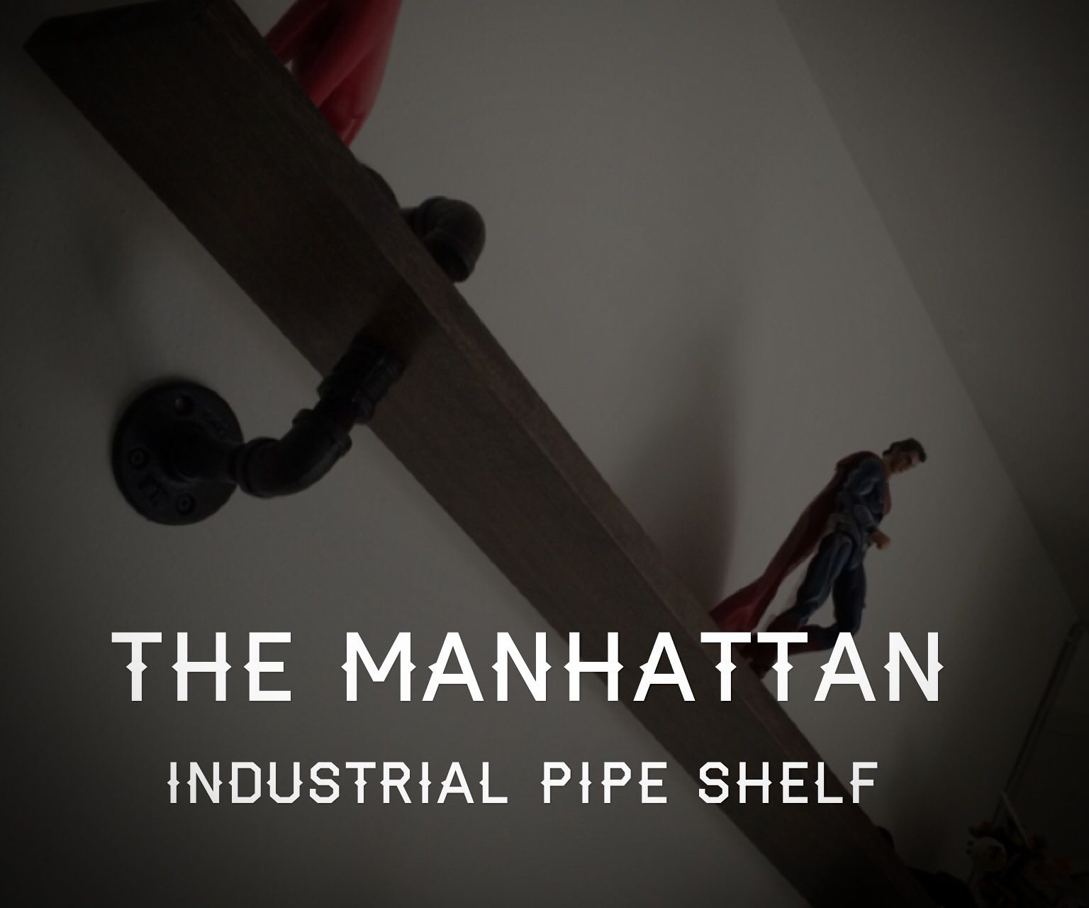 The Manhattan Industrial Pipe Shelf