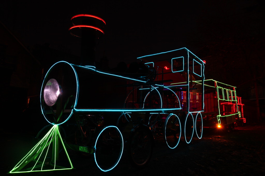 Human Powered Night Train