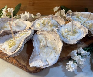 Oyster Shell Candles