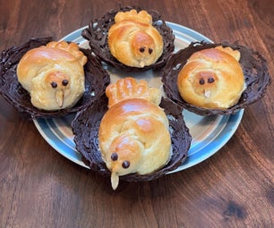 Cream Filled Robins On Chocolate Nests