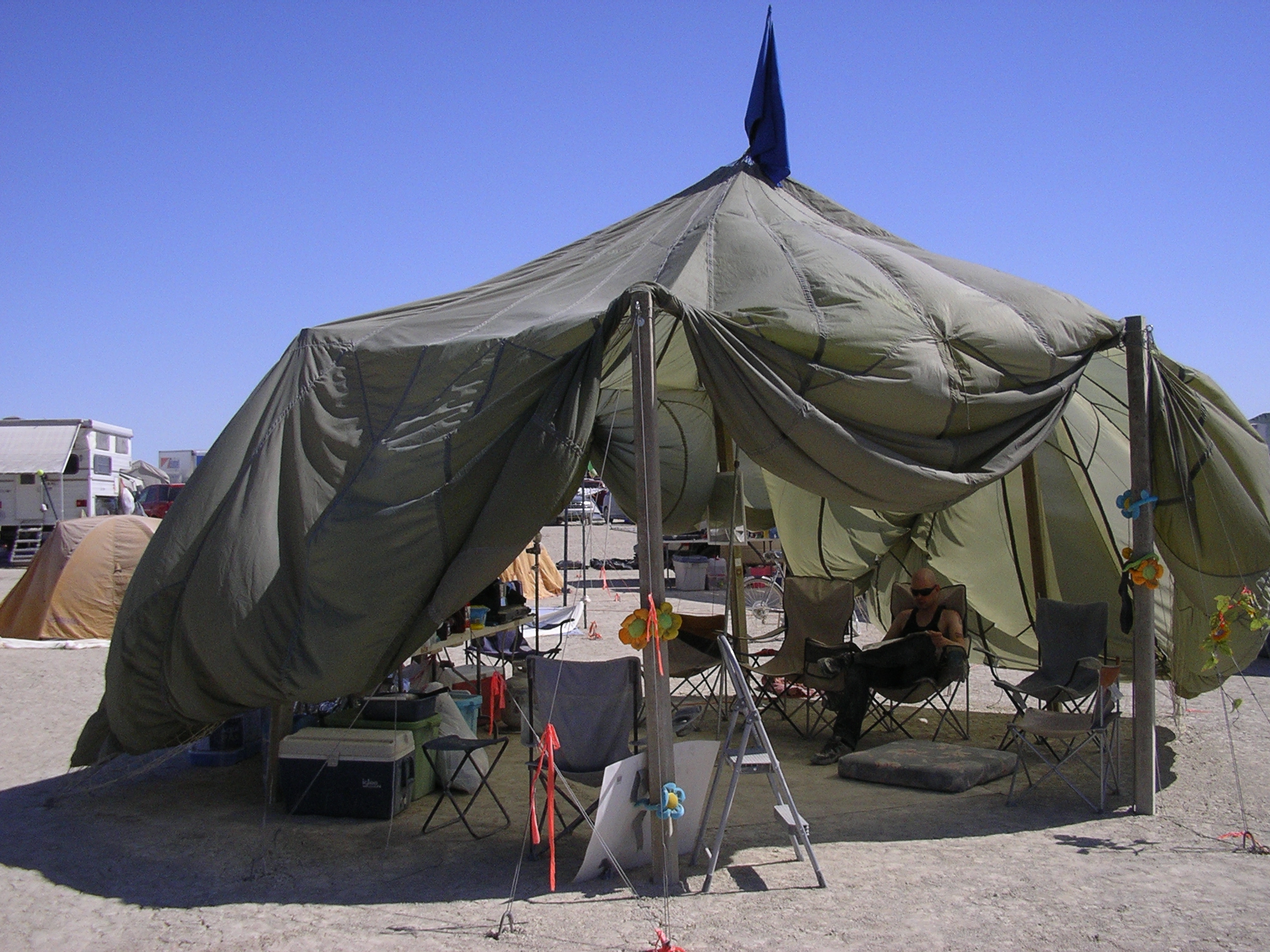 Parachute Shade Structure