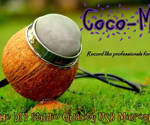 Coco-Mic --- the DIY Studio Quailty USB Mic (MEMS Technology)