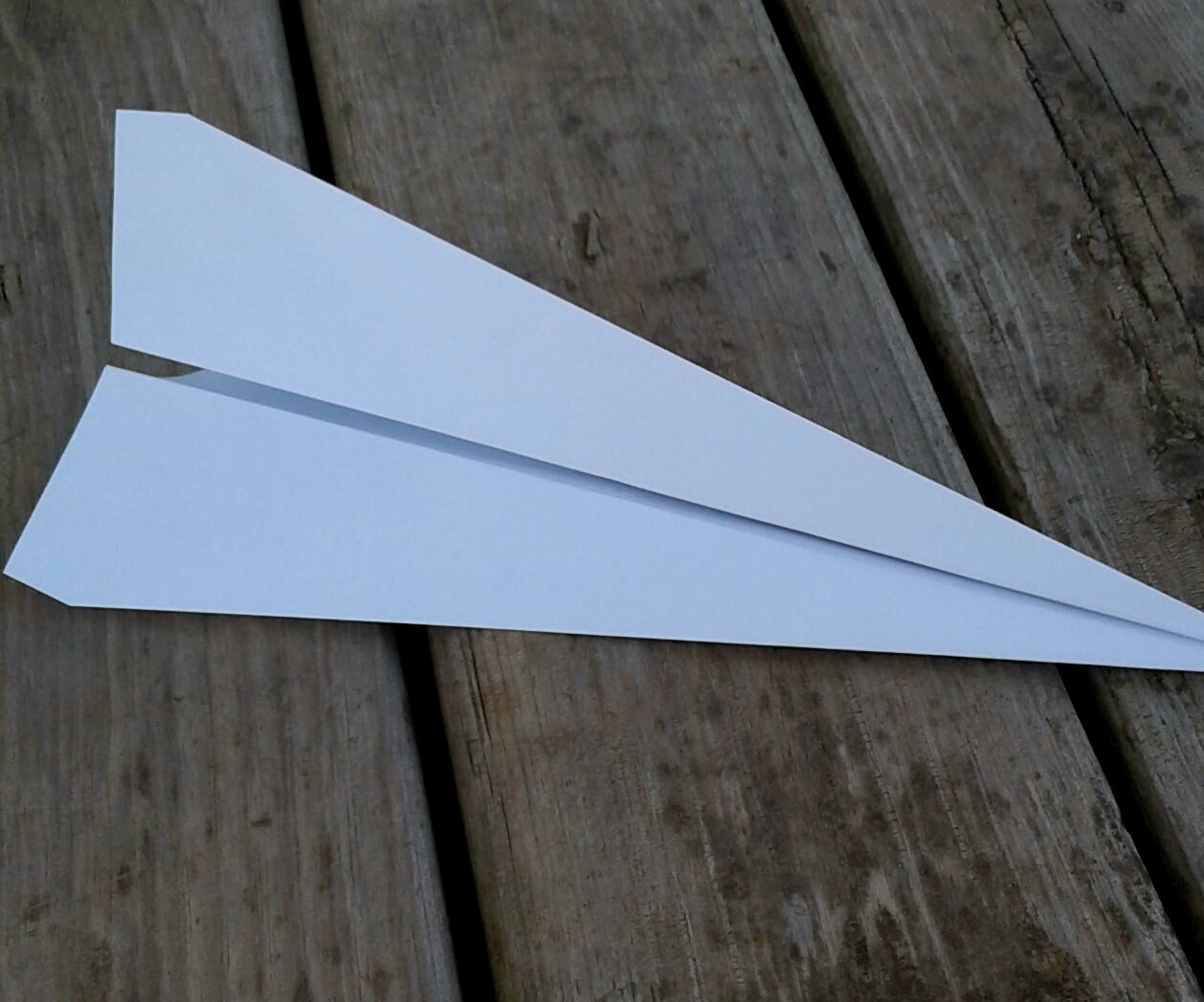 The Simplest Paper Airplane