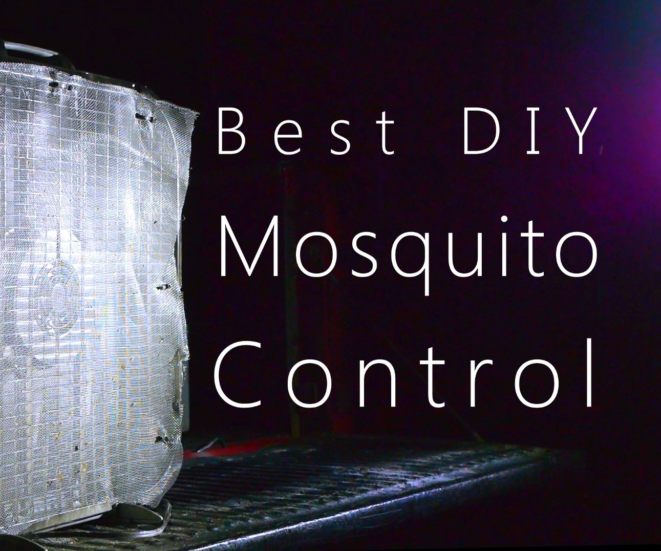 How to Get Rid Of Mosquitoes with a Fan & Window Screen