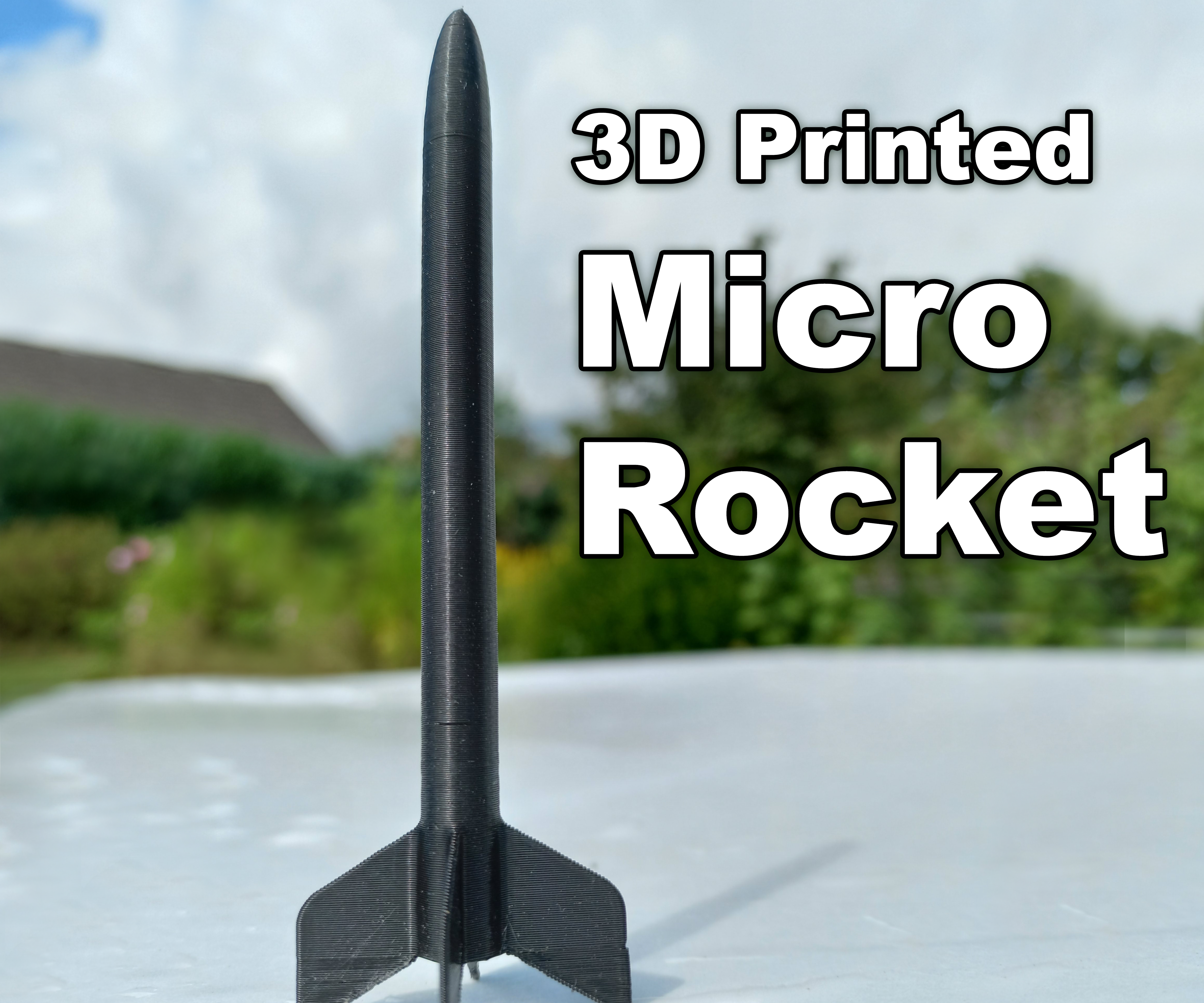 3D Printed Micro Rocket