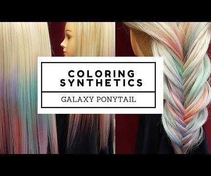 How to Color Synthetic Hair Extensions