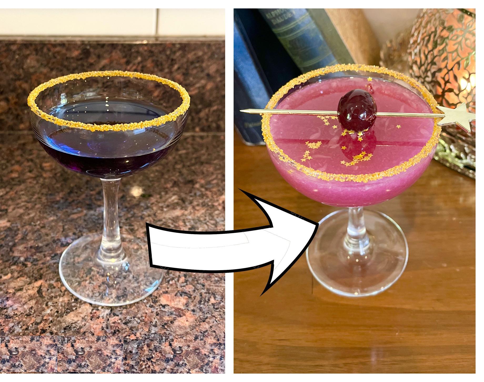 Hocus Pocus Color Changing Cocktail