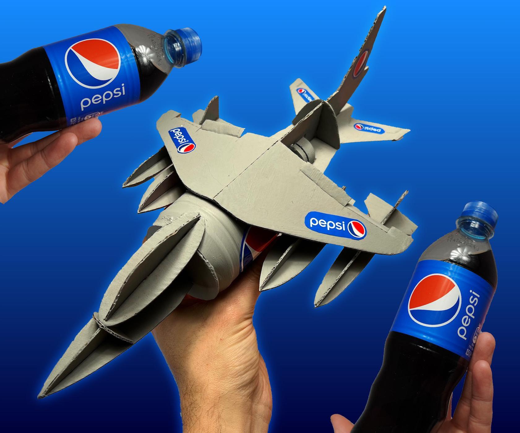 Turn a Pepsi Bottle Into a Harrier Jet!