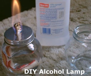DIY Alcohol Lamp - W/quick (stove Conversion) - Burns Standard Isopropyl (rubbing Alcohol)