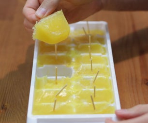 Easy Ice Cube Tray Popsicles