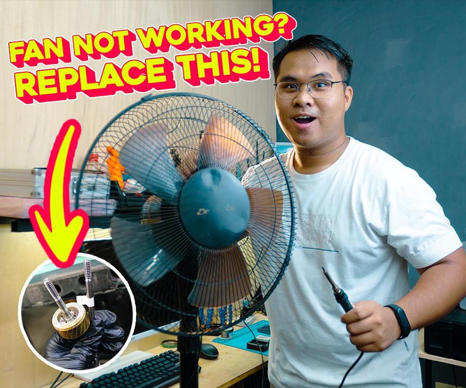 How to Fix a Broken Electric Fan: Motor Humming Sound | Rotor Not Rotating