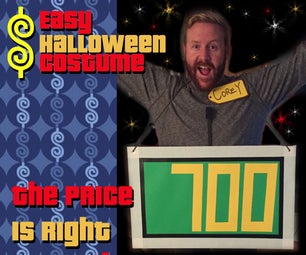 The Price Is Right Halloween Costume - Easy, Fast & Cheap