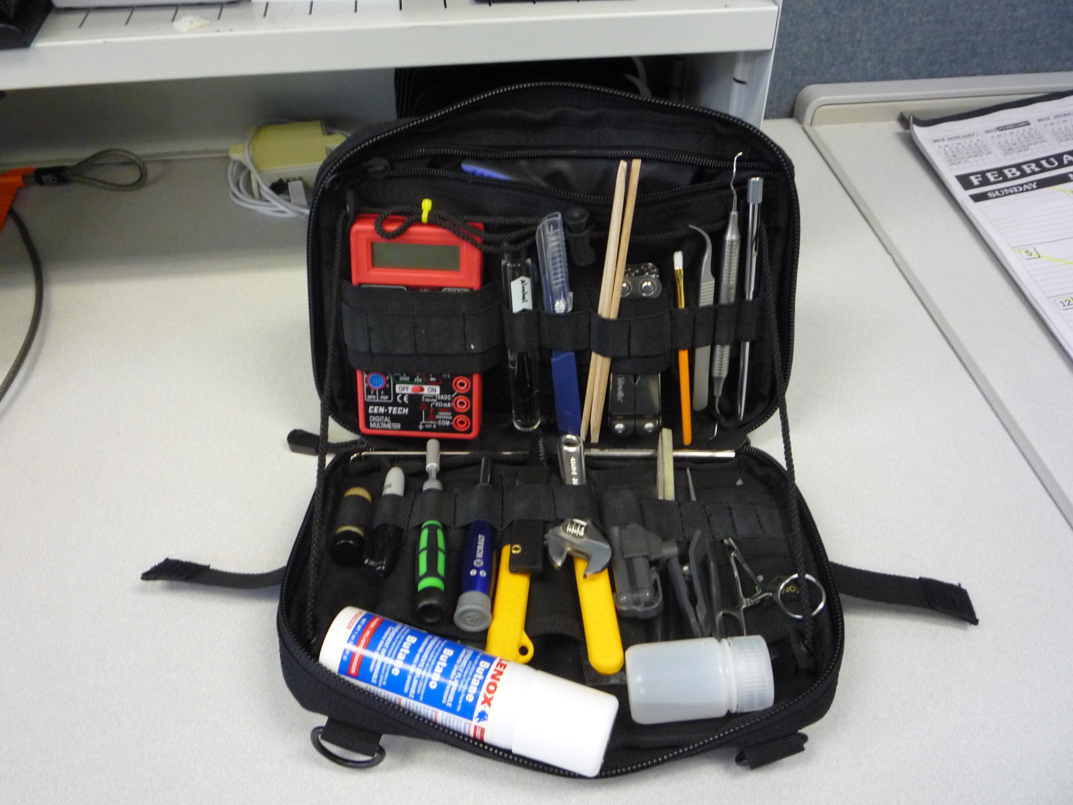 Portable electronics tool kit
