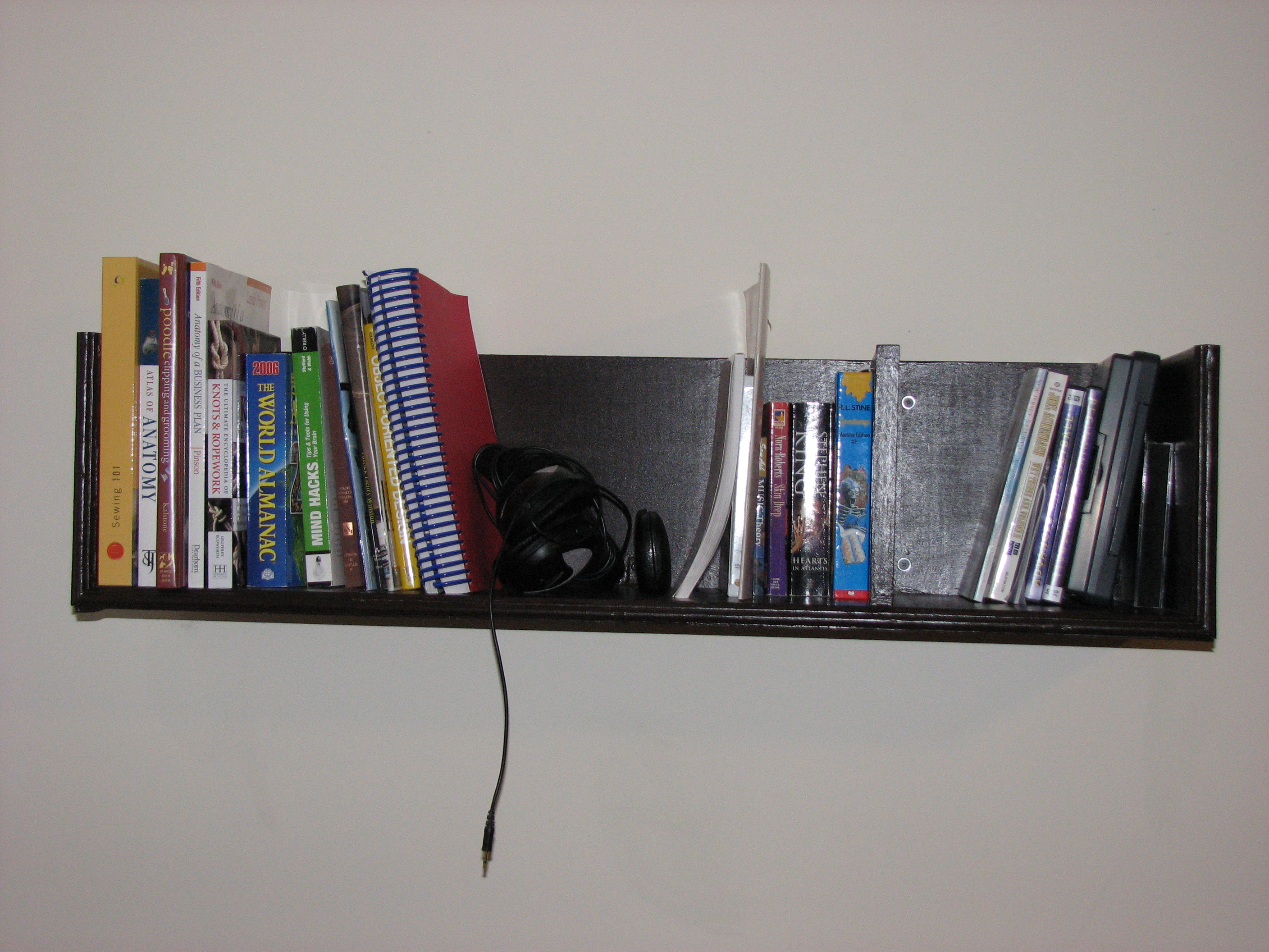 How to build wall mounted bookshelves for less than $100