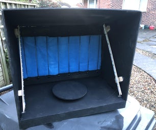 Rattle Spray Can Micro Spray Booth With Turntable