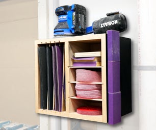 Shop Sanding Cabinet With Sanding Blocks!