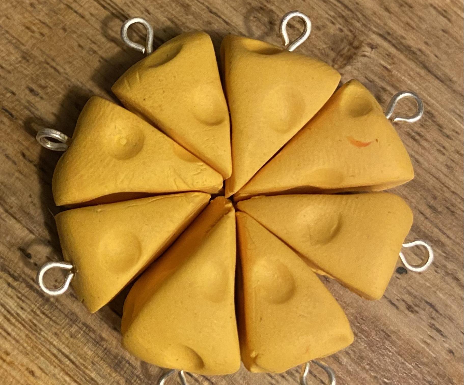 Funny Cheese Friendship Necklace